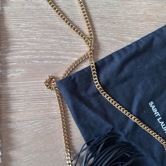 YSL Mini Lou Camera bag - BLACK - Picture 8 of 9